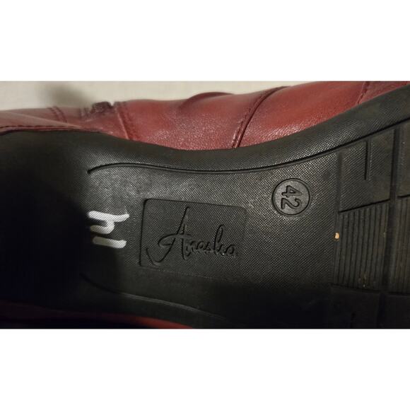 Vintage Anesha red leather boots - Picture 4 of 5